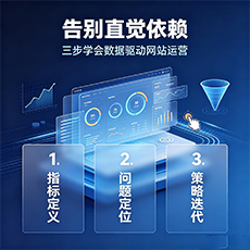 恩施建站-告别直觉依赖：三步学会数据驱动网站运营