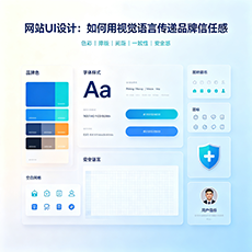 恩施建站-网站UI设计：如何用视觉语言传递品牌信任感